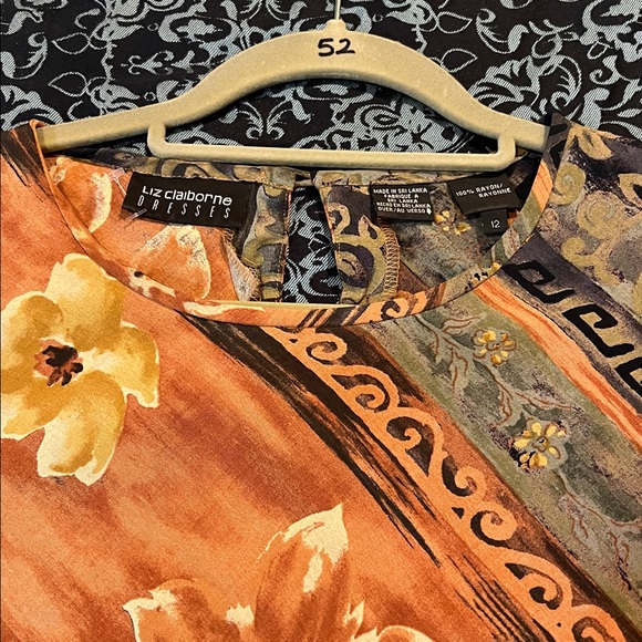 Liz Claiborne Earthy Floral Maxi Dress - Picture 11 of 12